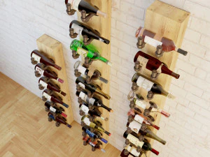 wine rack wr4 3D Model