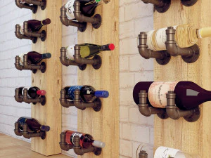 wine rack wr4 3D Model