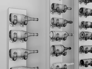 wine rack wr4 3D Model