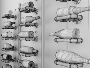 wine rack wr5 3D Model