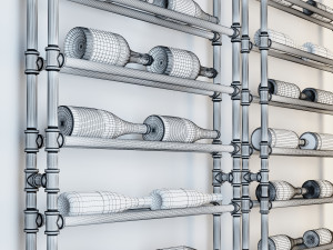 wine rack wr6 Modello 3D
