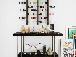 wine rack wr7 3D Model