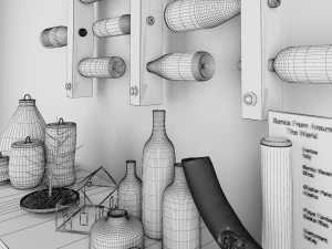 wine rack wr7 3D Model