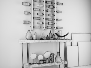 wine rack wr7 Model 3D
