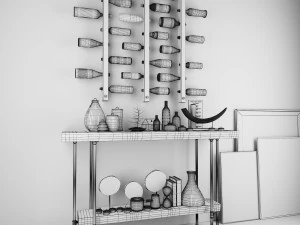 wine rack wr7 3D Model