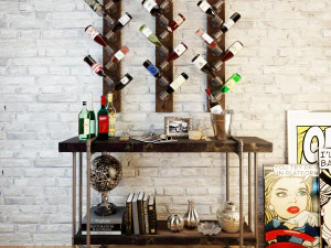 wine rack wr8 3D Model