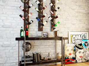 wine rack wr8 3D Model