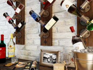 wine rack wr8 Modello 3D