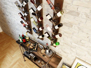 wine rack wr8 3D Model