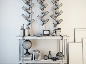 wine rack wr8 3D Model