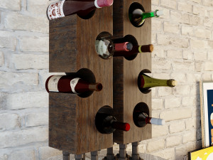 wine rack wr9 3Dモデル