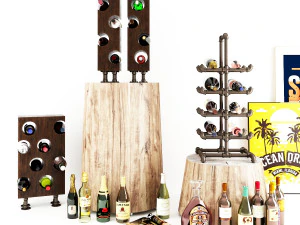 wine rack wr9 3D Model