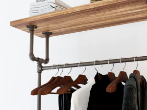 hall tree and clothing rack cr01 3D Model