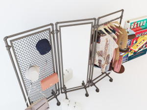 Hall tree and clothing rack cr04 Modelo 3D