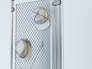 Hall tree and clothing rack cr04 Modelo 3D