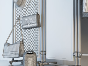 Hall tree and clothing rack cr04 Modelo 3D
