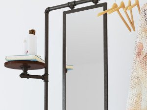 Hall tree and Clothing Rack CR06 Modello 3D