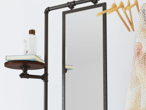 Hall tree and Clothing Rack CR06 3D Model