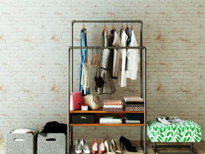 Hall tree and Clothing Rack CR13 Modelo 3D