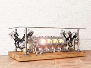 Coffee Table CT11 3D Model