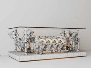 Coffee Table CT11 3D Model