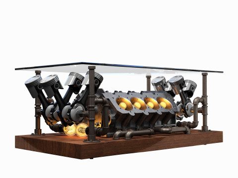 Журнальный столик CT11 3D Модель