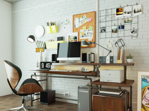 Workplace WP1 3D Модель