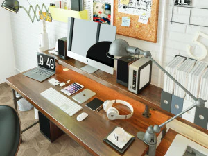 Workplace WP1 3D Model