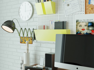 Workplace WP1 3D Модель