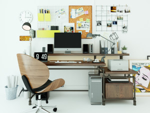 Workplace WP1 3D Модель