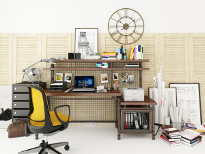 Workplace WP2 3D 모델