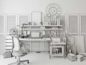 Workplace WP2 3D 모델