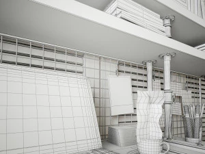 Workplace WP2 3D Model