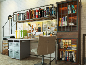 Workplace WP3 3D Model