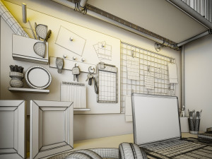 Workplace WP3 3D Model