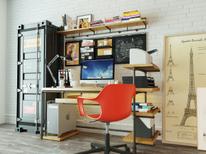 Workplace WP4 Model 3D