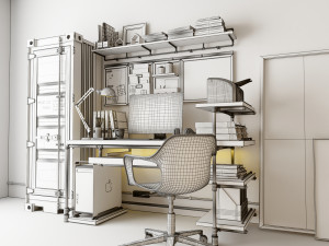 Workplace WP4 Model 3D