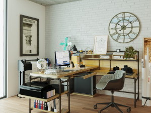 Workplace WP5 3D Model