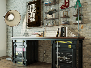 Workplace WP8 Modello 3D