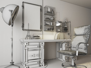 Workplace WP8 Modello 3D