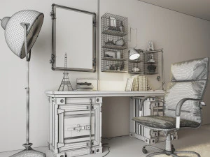 Workplace WP8 3D Model