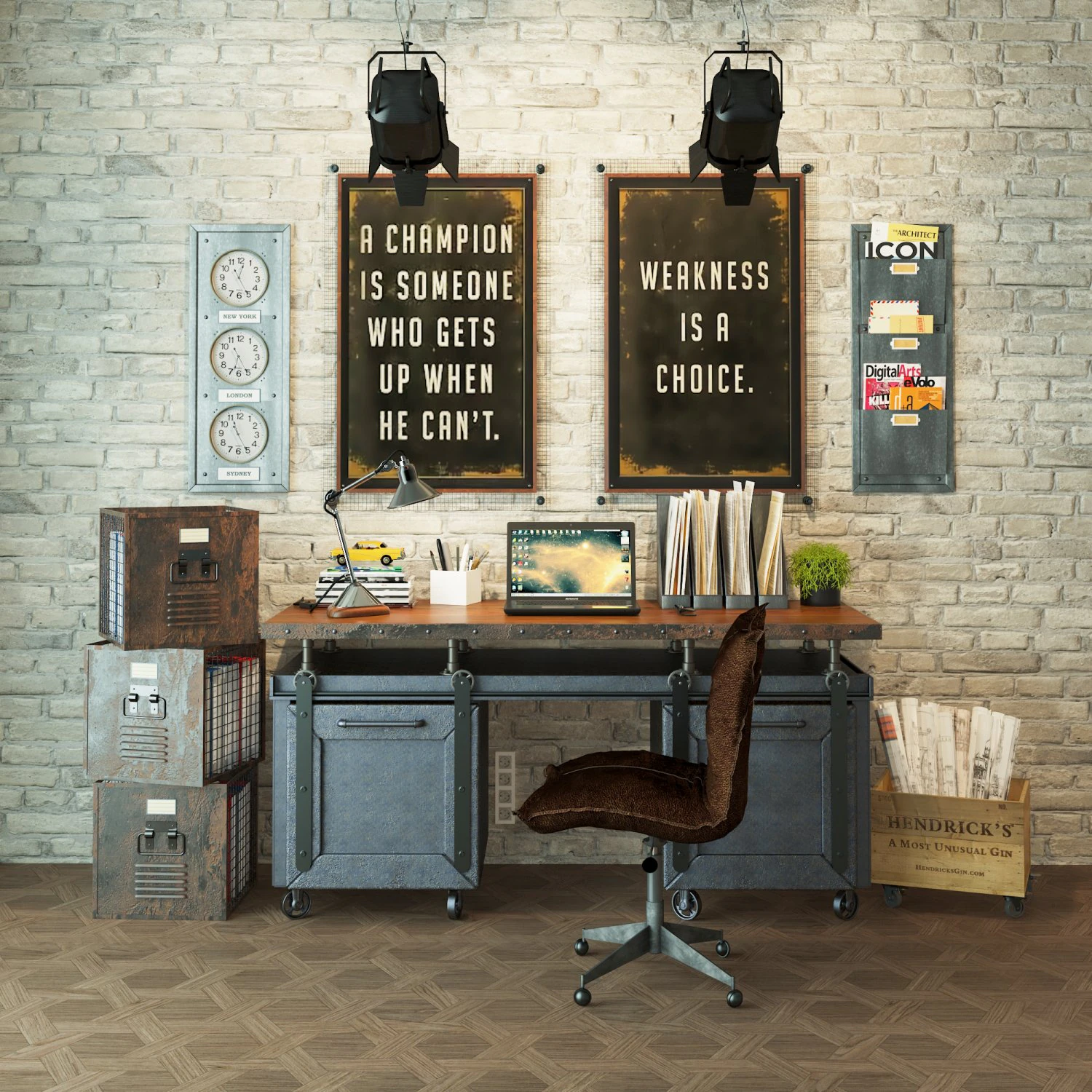 Local de trabalho WP9 Modelo 3D .c4d .max .obj .3ds .fbx .stl .blend 