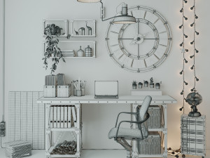 Workplace WP11 3D Модель