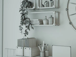 Workplace WP11 3D Model