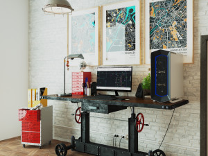 Workplace WP12 Model 3D