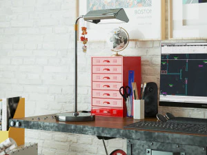 Workplace WP12 3D Model