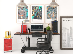 Workplace WP12 Model 3D