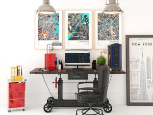 Workplace WP12 3D Model