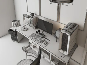 Workplace WP12 3D Model