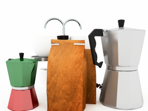 Moka Express CM 02 3D Модель